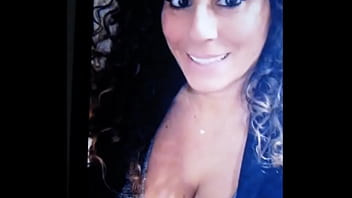 cum tribute to latina Vanessa and her big beautiful tits thick and creamy load
