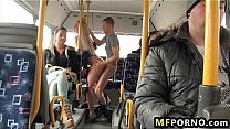 Blondie fucked on public bus Lindsey Olsen 2